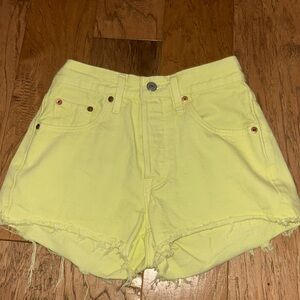 Levi’s denim shorts high rise